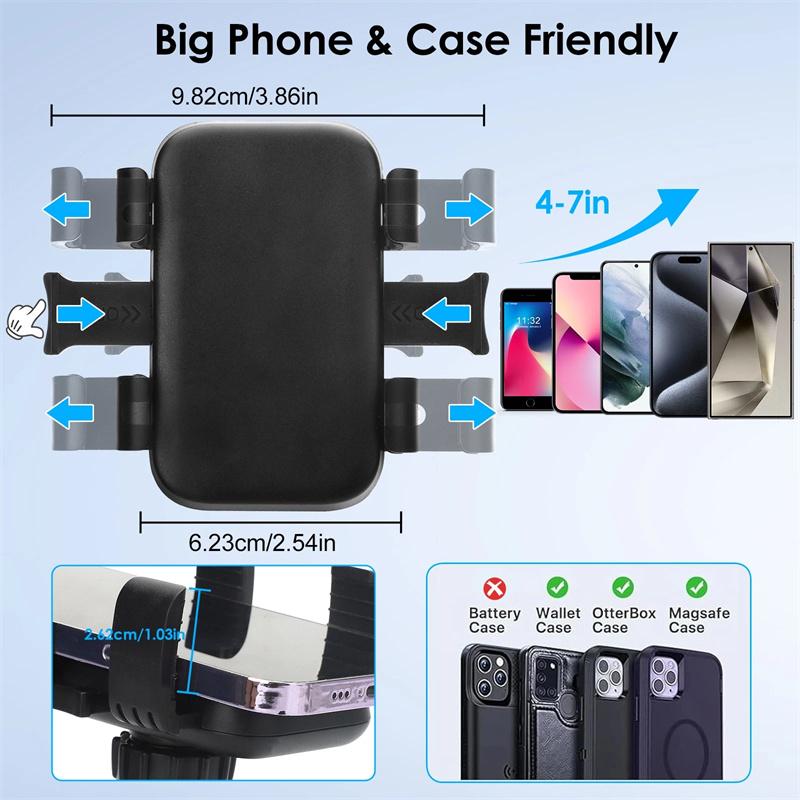 Phone Holder Motorcycle Mobile Phone Holder Mountain Bike Cellphone Bracket Cycling Accessories For 4-7 Inch