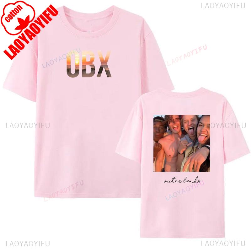 Fashion Surfing Outer Banks Printed T-shirt Women Man Retro Style T-Shirt Vacation Beach Shirt High Quality Cotton Short Sleeve