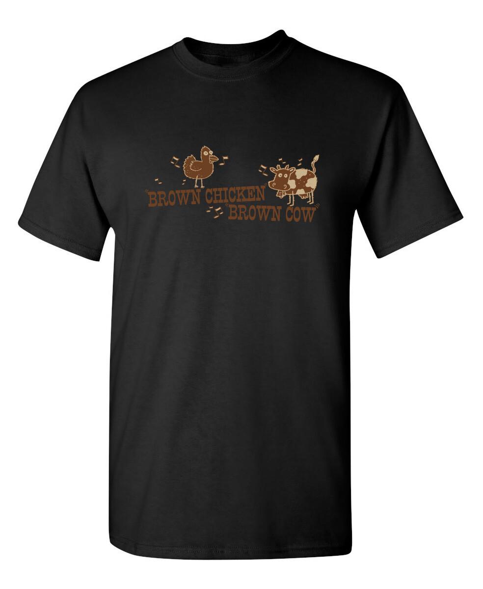 BROWN CHICKEN BROWN COW Funny T-shirts Unisex T-Shirt S