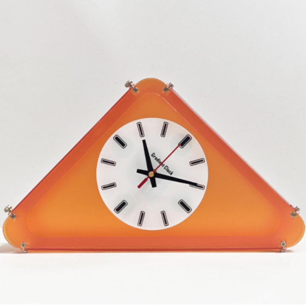 Double Sided Corner Wall Clock Easy to Install Timepiece
