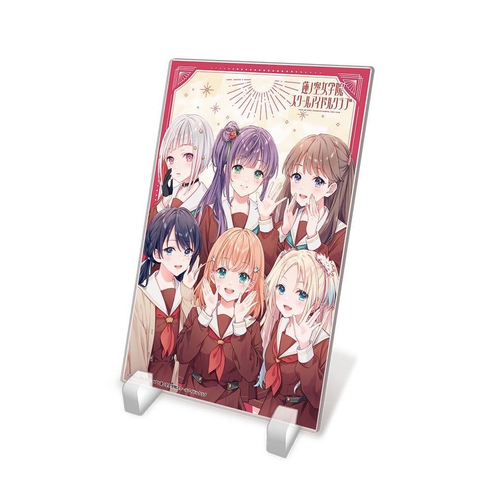 Kadokawa "Hasunozora Girls' Academy School Idol Club" Acrylic Stand [1] Approx. 170 X 110 Mm Made of Acrylic