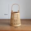 Creative Modern Candle Holder Handmade Wood Minimalist Nordic Hollow Garden Lantern Geometric Wedding Home Decor Candlebra