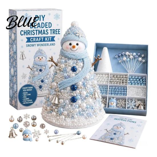 Healing Art And Craft Projects DIY Christmas Tree Beading Kit for Adults Beginners Handmade 3D Ornament with Full Educational Tool Tools Plastic