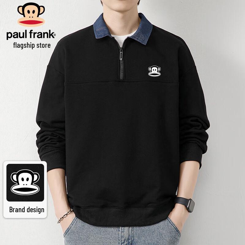 

Paul Frank Men s Polo Neck Long Sleeve Pullover M