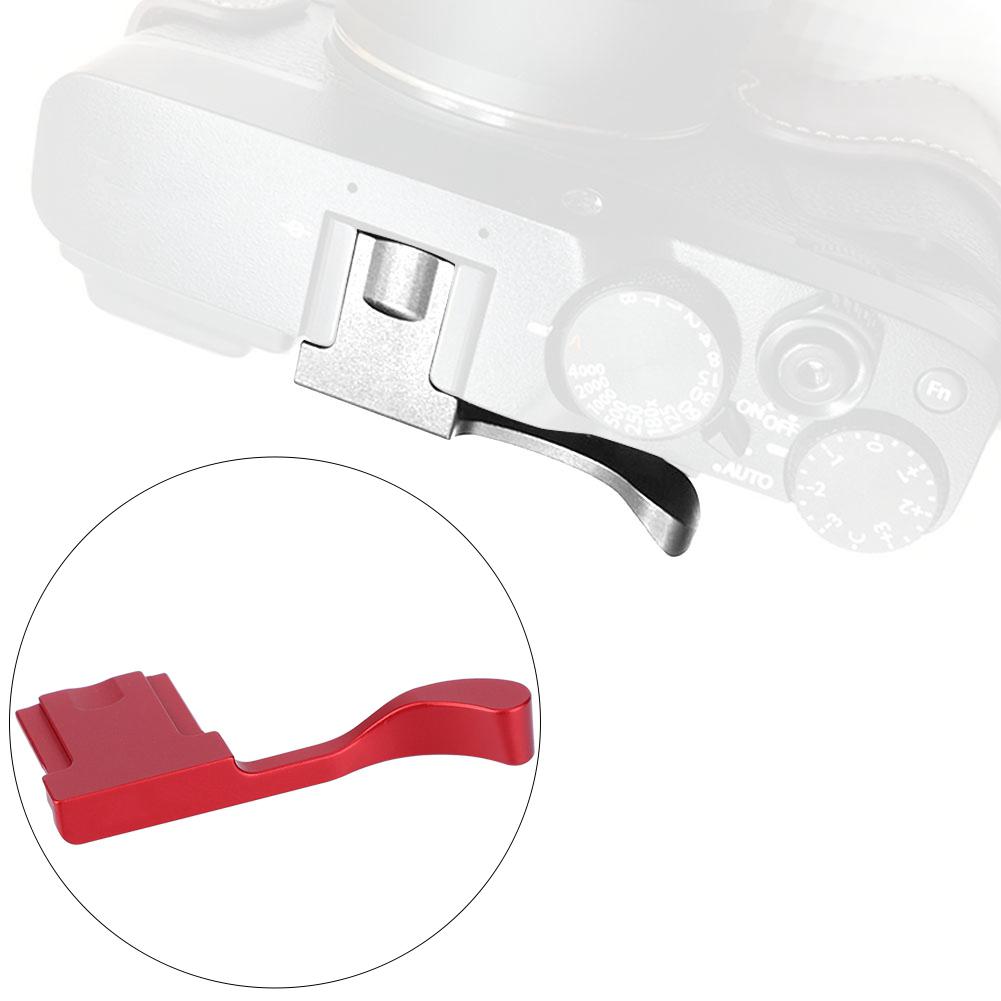 Aluminiumlegierung Blitzschuh Daumen Hoch Handgriff für Fuji X 100F 0T X Spiegellose Kamera (Schwarz)
