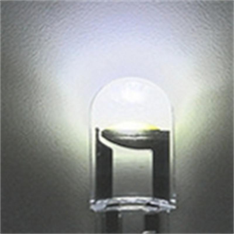 

10PCS White Light T10 DC 12V Car LED Light Canbus Glass COB 6000k Reading Dome Lamp Marker Wedge License Plate Light Bulb