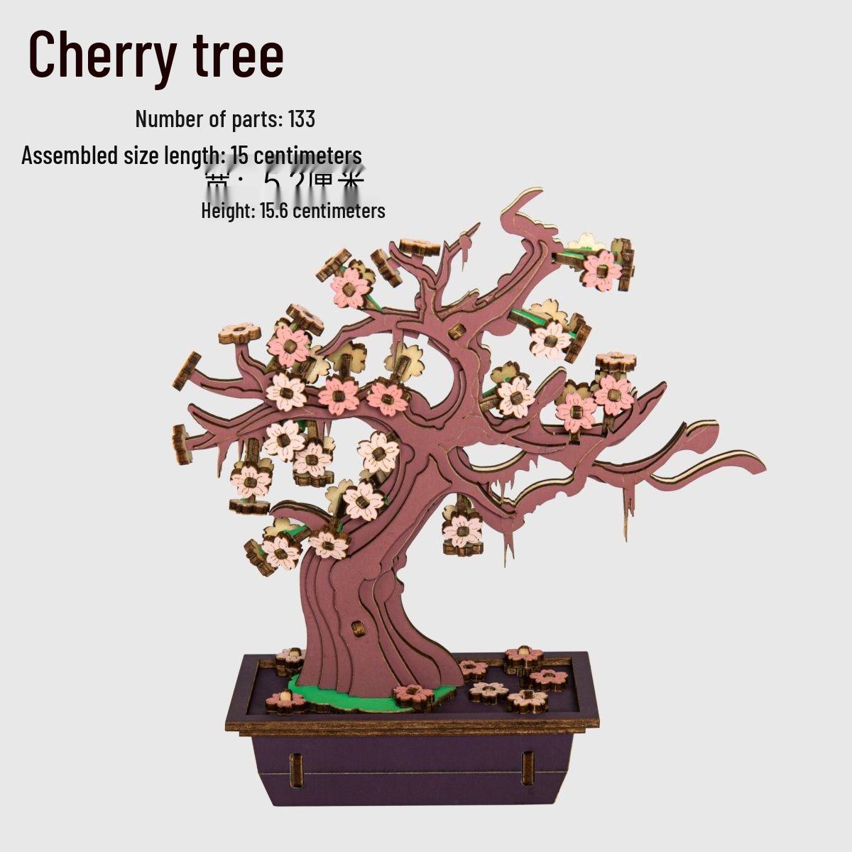 

3D деревянная головоломка-цветок модель для образовательной игры и развлечения