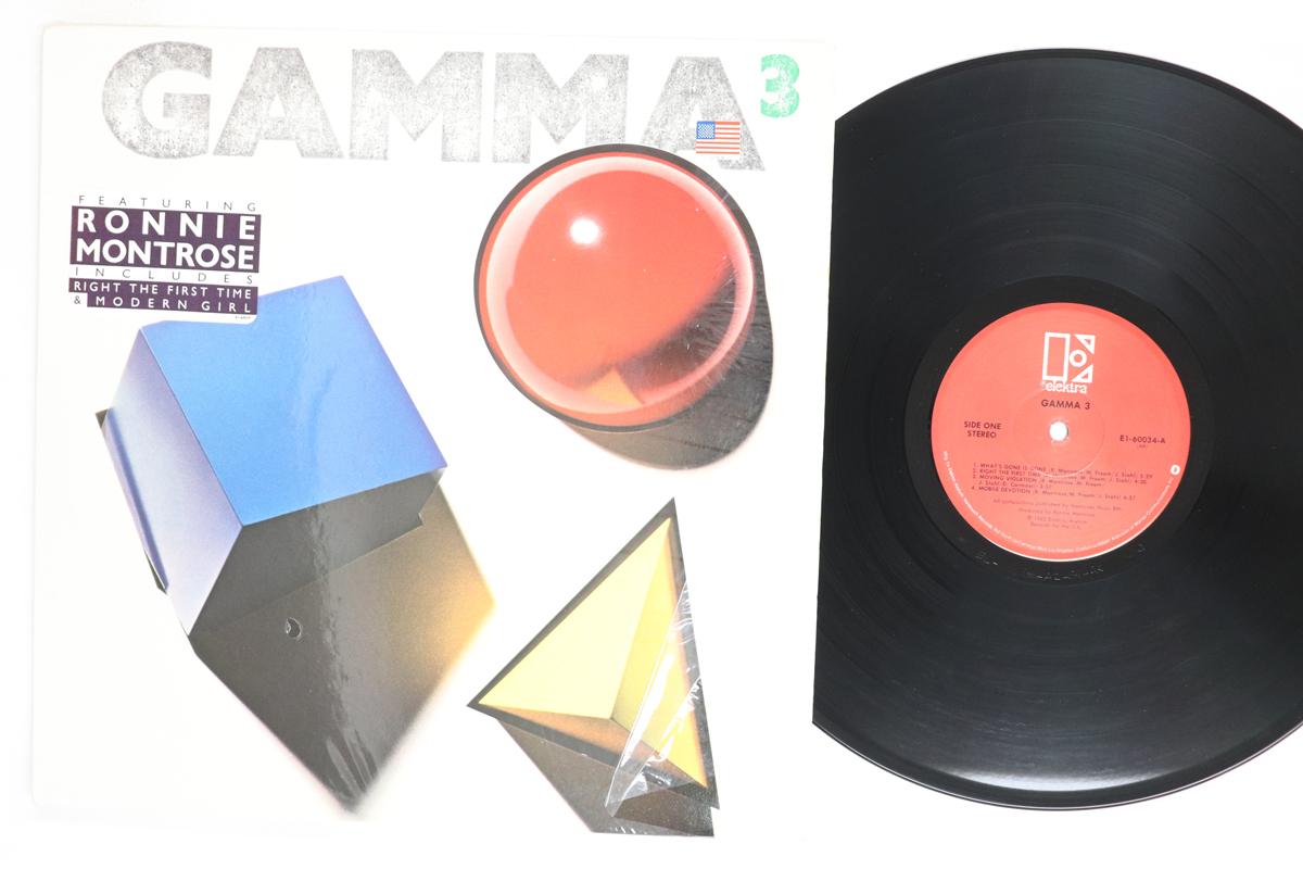 LP Record GAMMA Gamma 3 E160034 ELEKTRA 1982 US Rock Used