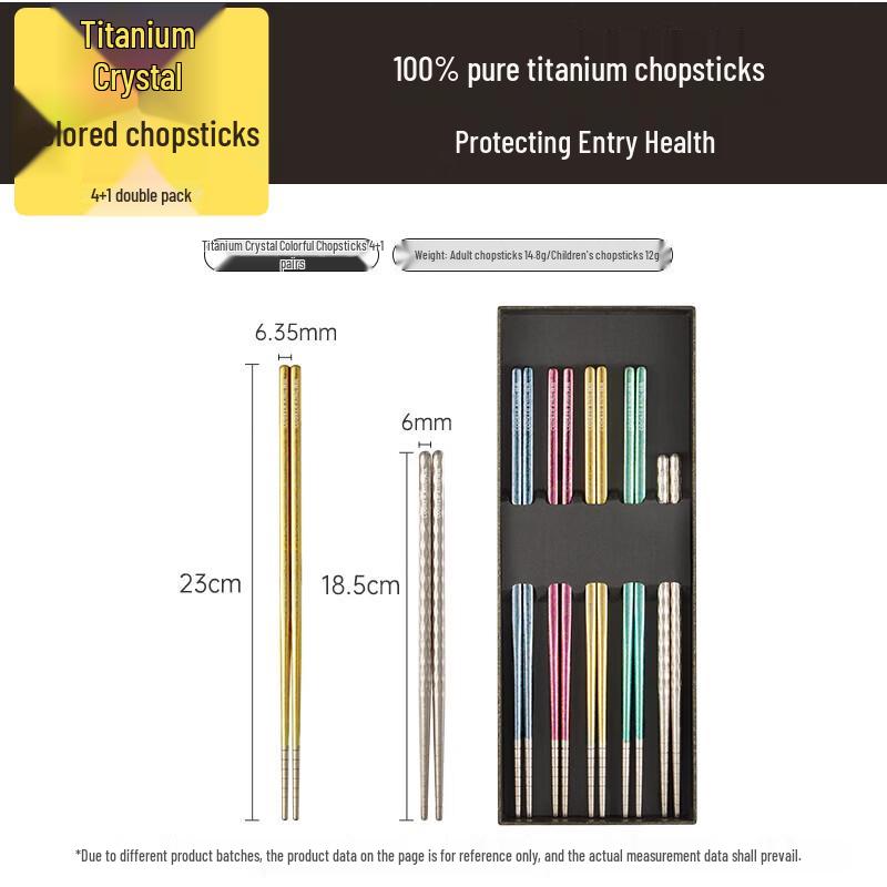 

COOKER KING Food-Grade Pure Titanium Chopsticks