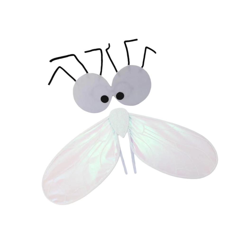 Wing Role Play Fly Costume Set with Mask Fly Wing Performance Accessories Kids Cosplay Wing Kids
