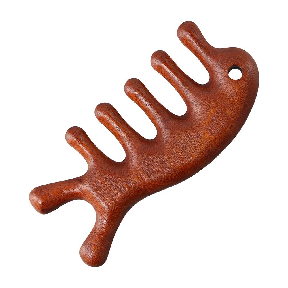 Meridian Scrapping Nose Scraper Women Hair Comb Wooden Massage Comb Wood Comb Scalp Massage Tool