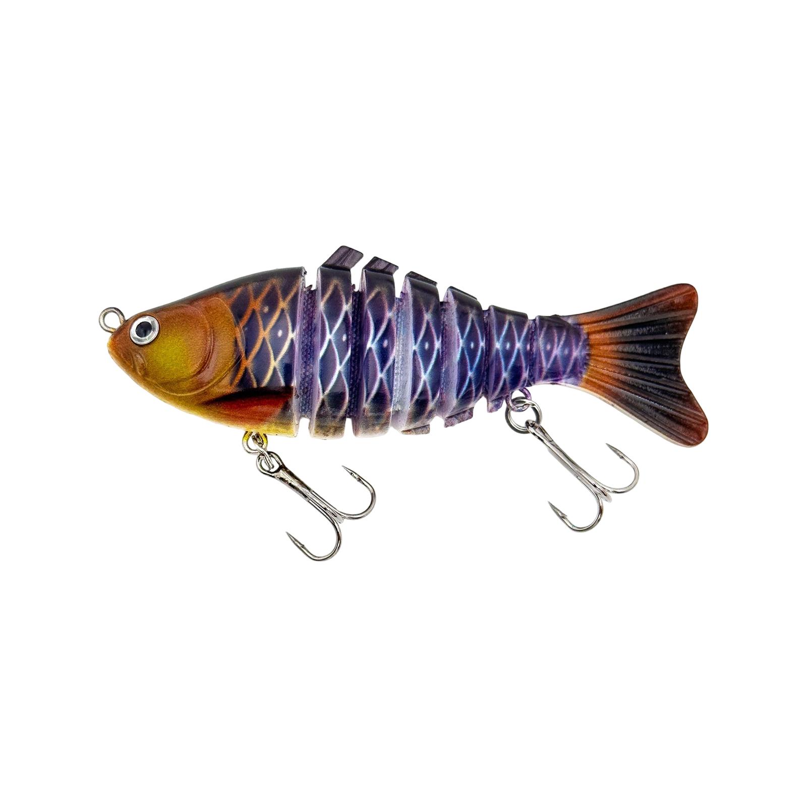 

8-Segment Swimbait | Ultra-Realistic Multi- —Ideal For Bass, , And Trout One Size