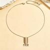 18K Gold Stainless Steel Floral Pendant Necklace for Women