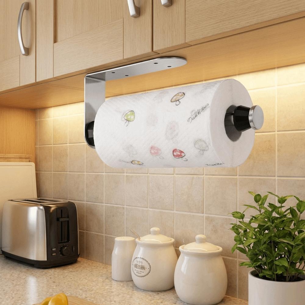 Edelstahl-Papierhandtuchhalter Stanzfreier Rollenpapier-Spender Home Storage
