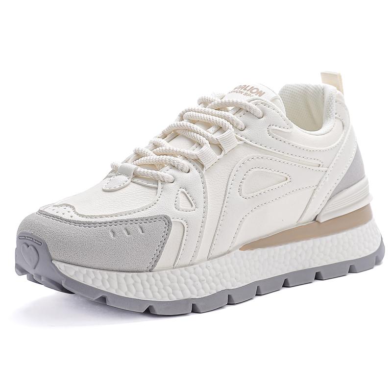 

Fashion 2025 Woman Footwear Breathable Shoes for Women High on Platform Designer Luxury 40 Stylish Popular Comfortable and Elegant Shoe 35 бежевый