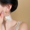 Personality Flower Earrings Irregular Flower Petals Pendant Earrings Jewelry Accessories