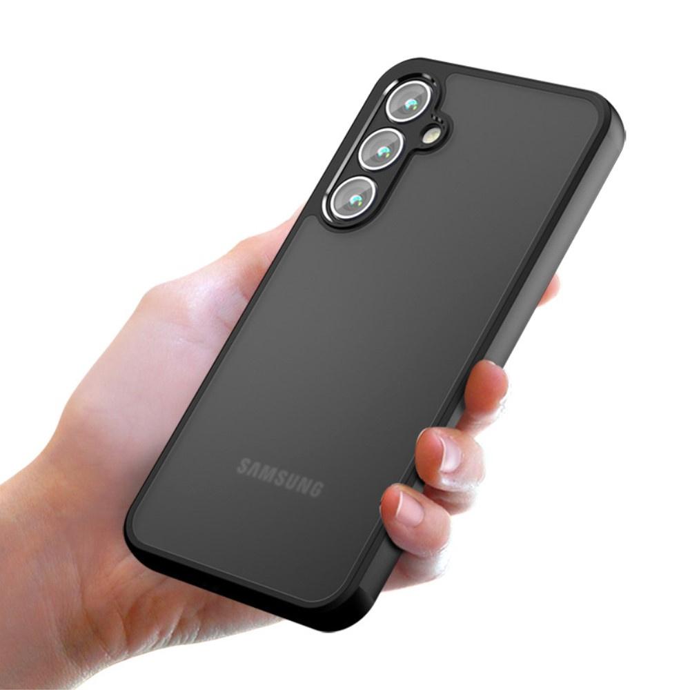 Samsung Galaxy S24 Fusion Hybrid Case with Camera Protection, Clear/Black