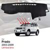 Interior Leather Anti-Sun Dashboard Dash Mat Cover For Toyota Prado 2003-2009