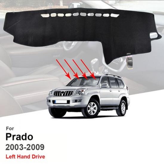 Interior Leather Anti-Sun Dashboard Dash Mat Cover For Toyota Prado 2003-2009