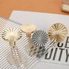 Modern Minimalist Light Luxury Zinc Alloy Semicircular Pair-Mounted Pulls Nordic Style Cabinet Kitchen Drawer Wardrobe Handles