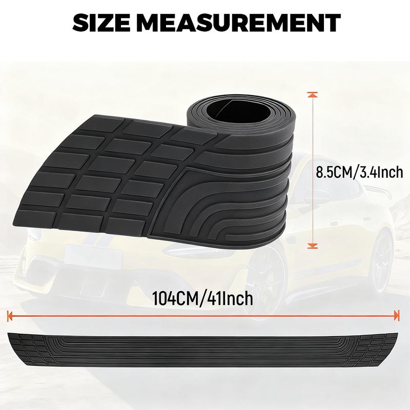 Protezione universale in PVC per paraurti posteriore, per bagagliaio e soglia della portiera dell'auto, con funzione di rinforzo e decorazione.
