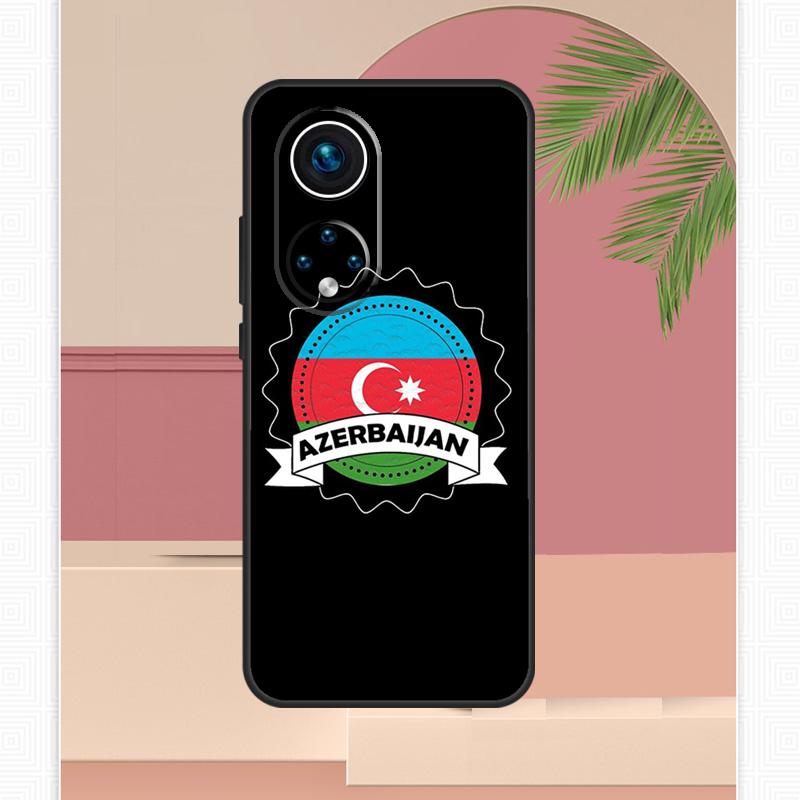 Azerbaijan Flag Coat of Arms Case For Honor Magic 5 6 7 8 Pro Honor 400 Lite 200 X9c X9b X9a X8b X8a X8c 50 70 90 Cover