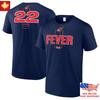 Caitlin Clark Indiana Fever Shirt Marineblauw #22 Behind the Back Limited Edition Unisex T-shirt