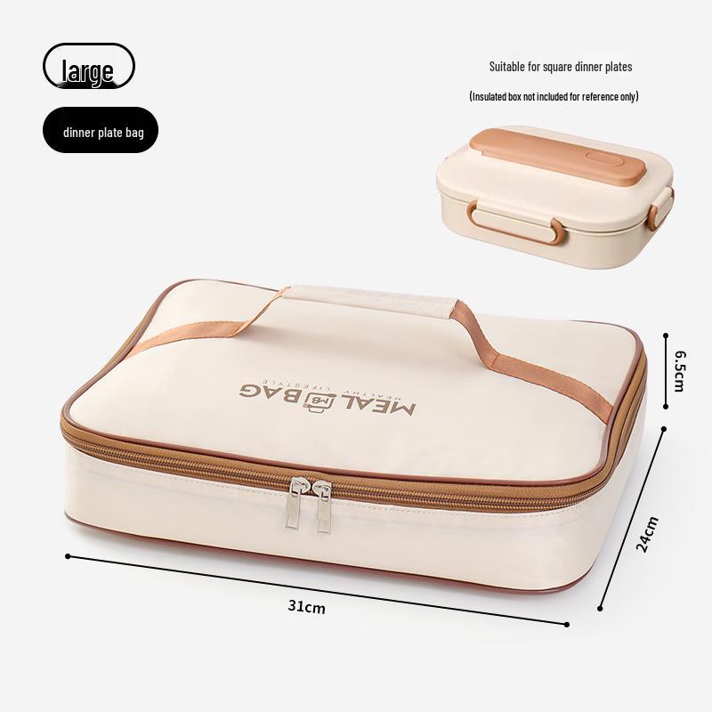 Insulated Waterproof Lunch Bag for Office Workers and Students