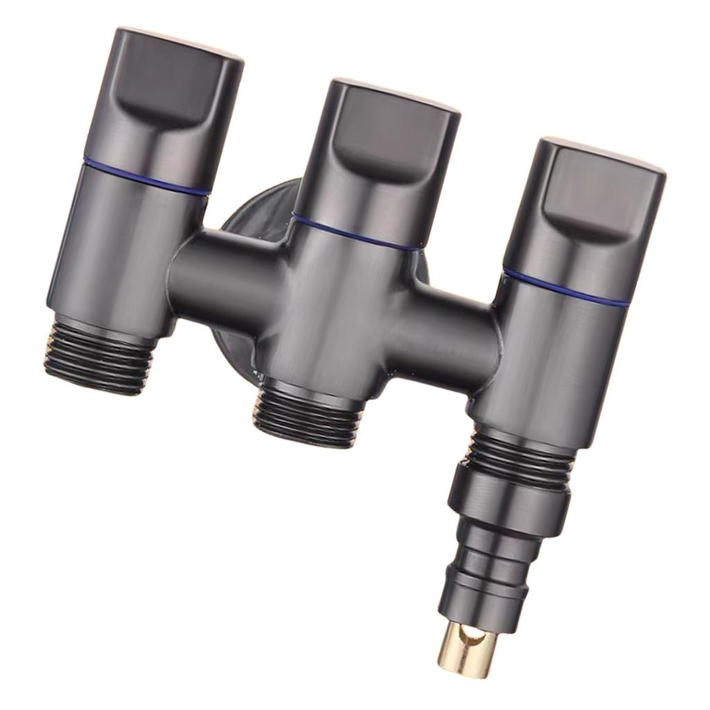 Distribuitoare de apă versatile cu 3 căi, robinete deviatoare de apă din oțel pentru o soluție eficientă de instalații sanitare pentru case și birouri
