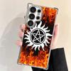 Supernatural SPN Babaite Plating Phone Case For Samsung Galaxy S24 S25 FE S26 Edge S23 Ultra S22 S21 Plus S20 Anti-Fall Airabag