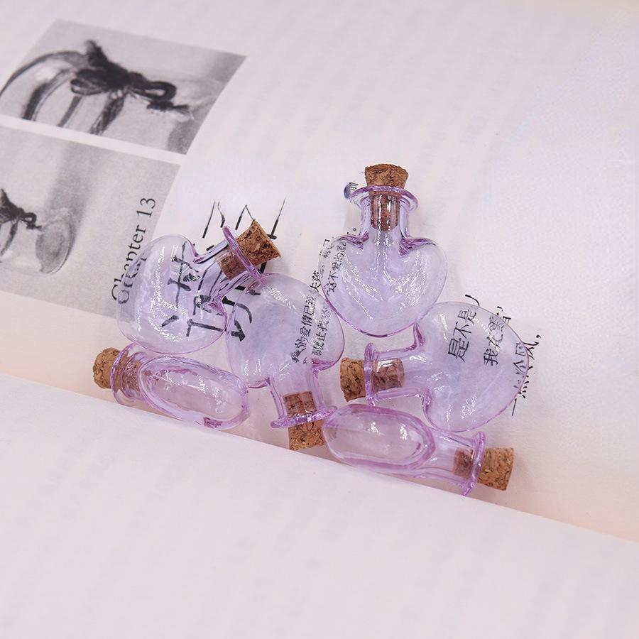 Doplňky pro kutily Ručně vyrobený materiál Příslušenství Skleněná láhev na přání Driftovací láhev s dřevěnou zátkou Kreativní driftovací láhev