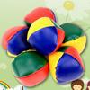 3 יחידות כדורי ג'אגלינג למתחילים צעצועים ומשחקים כדורי ג'אגלינג רכים למתחילים סט כדורי ג'אגלינג מיני צבע אקראי