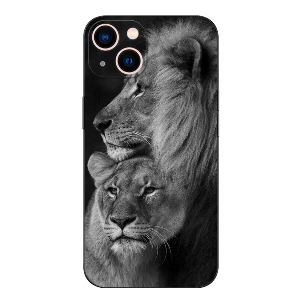Black Tpu Case For Motorola Moto G31 G40 Fusion G41 G50 G51 edge30 G10 G20 G30 G100 5G G22   Animals The Lion