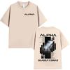 Rapper Alpha Djadja Dinaz Album 2025 T-shirt Grafiche Uomo Hip Hop Gotico Manica Corta T-shirt Puro Cotone Streetwear