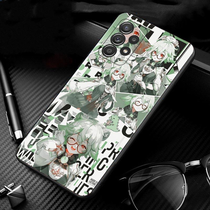 Anime Genshin Impact Case For Samsung Galaxy A51 A71 A41 A31 A11 A01 A72 A52 A42 A32 A22 A21s A02s A12 A02 Phone Shell Capa