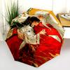 Whispers Cloak Folding Umbrella Portable 8 Paraphenoid Bones Sun Umbrella Three Folds Travel