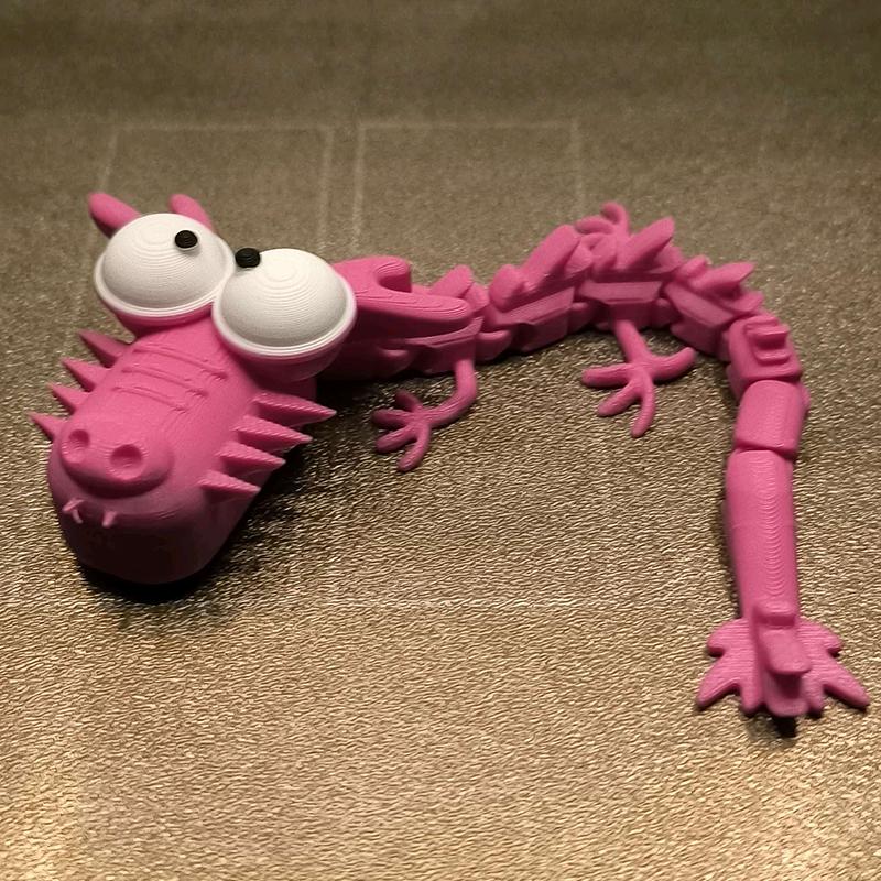 3D Printed Stupid Joints Dragon Sculpture Articulated Joints Crafts Desktop Decoration Ornaments Home Office Decor