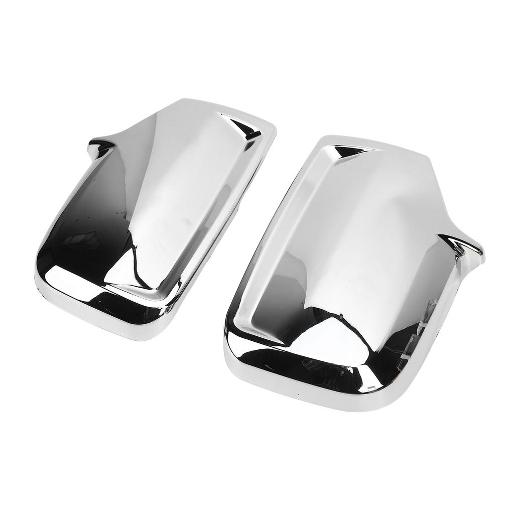 1 Pair Door Wing Mirror Chrome Casing Cover Shiny Left Right Rearview Side Mirror Shell Replacement for Sprinter W906