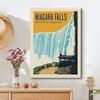 Baja California Mexico Print Art Canvas Painting Canada Niagara Falls Canvas Painting Vintage Travel Poster Print Home Decor