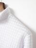 Polo à damier pour homme avec fermeture éclair sur les manches - Vêtements de sport printemps/automne