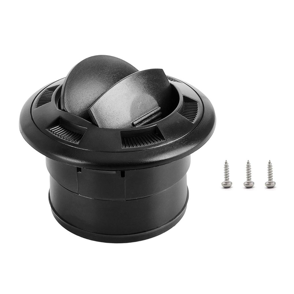 Dashboard Air Conditionings Deflectors Outlet Side Roof Round Air Vent Ventilations Outlet for Car RVs ATVs 75mm/2.95inch