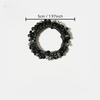 2pcs Fashion Luxury Water Diamond Beaded Hair Rings for Women Party Hair Additions