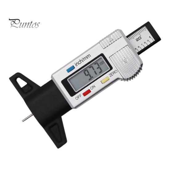 

Цифровий вимірювач глибини протектора шин Висока точність Компактний дизайн Портативний великий екран Легко читається Глибиномір шин для легкових автомобілів Вантажівки срібний