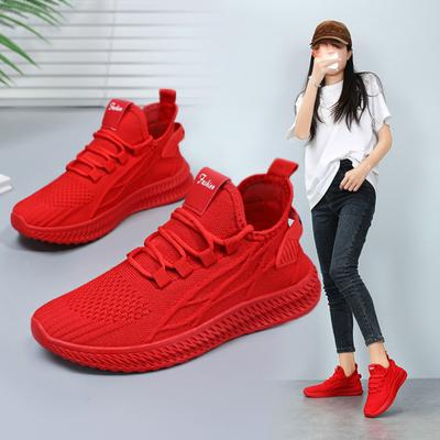 Scarpe da donna, scarpe da ginnastica casual alla moda primaverile, scarpe singole traspiranti alla moda in rete