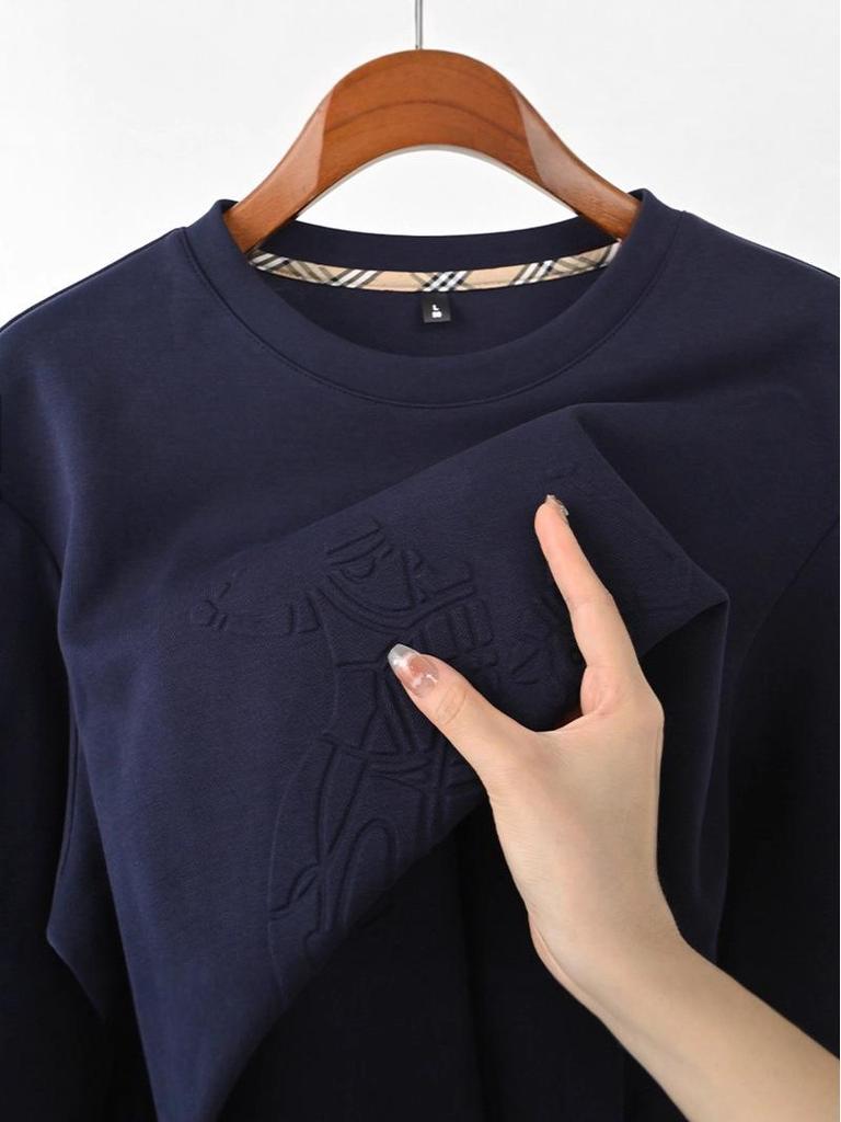 Sweatshirt épais à col rond pour homme Paisenlong 2025: Tendance Européenne & Américaine Automne/Hiver pour l'Âge Moyen à Avancé