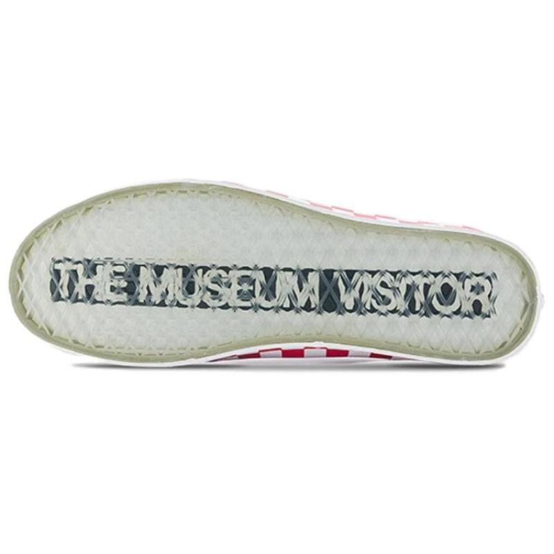 Vans X The Museum Visitor Sport Low 'White Purple Red' Sneakers VN000D09WHP