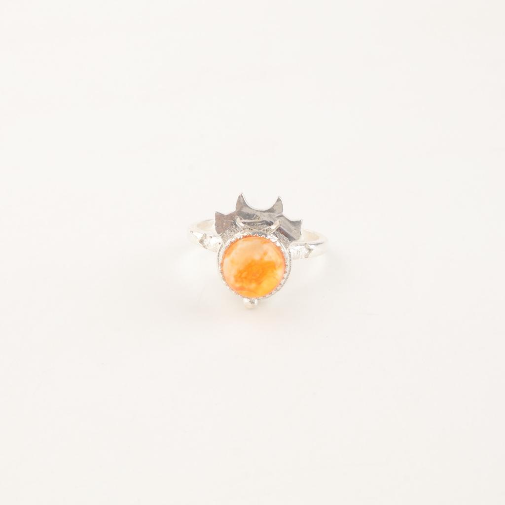 Natural Carnelian Gemstone 925 Sterling Silver Jewelry Handmade Ring For Gift RR-67-28