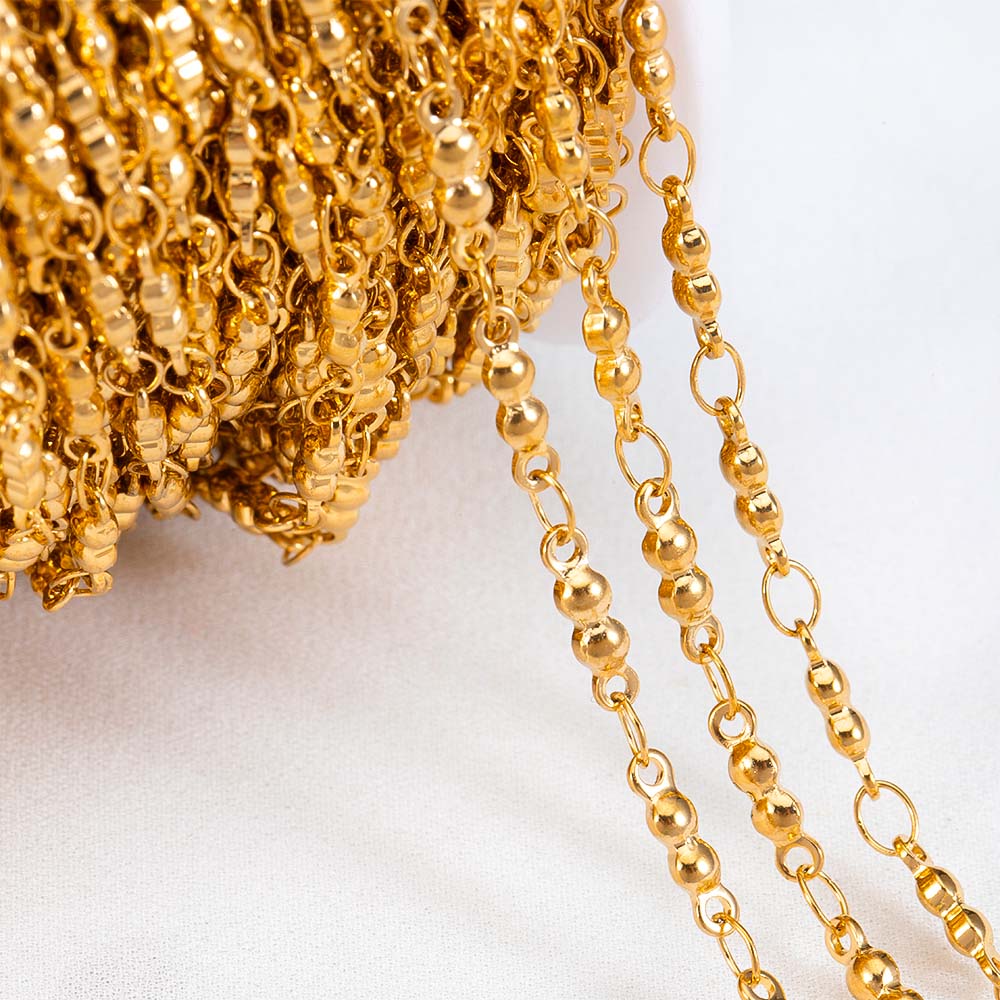 1Meter Multi Styles Stainless Steel Gold Color Silver Color Link Chain Bulk Chains DIY Necklace Jewelry Making Wholesale No Fade
