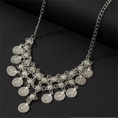 Bohemian Style Coin Necklace Versatile Bohemian Necklace High Quality Statement Necklace  For Women