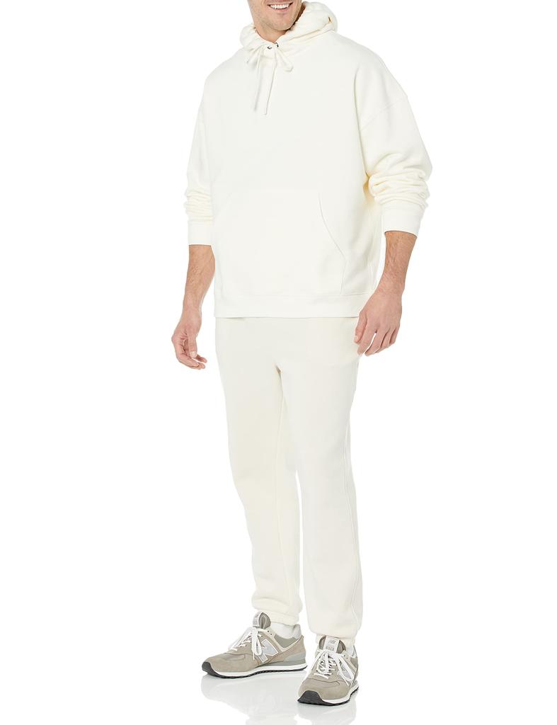 Amazon Essentials Men's Oversized Hoodie, Eggshell White, Size XL